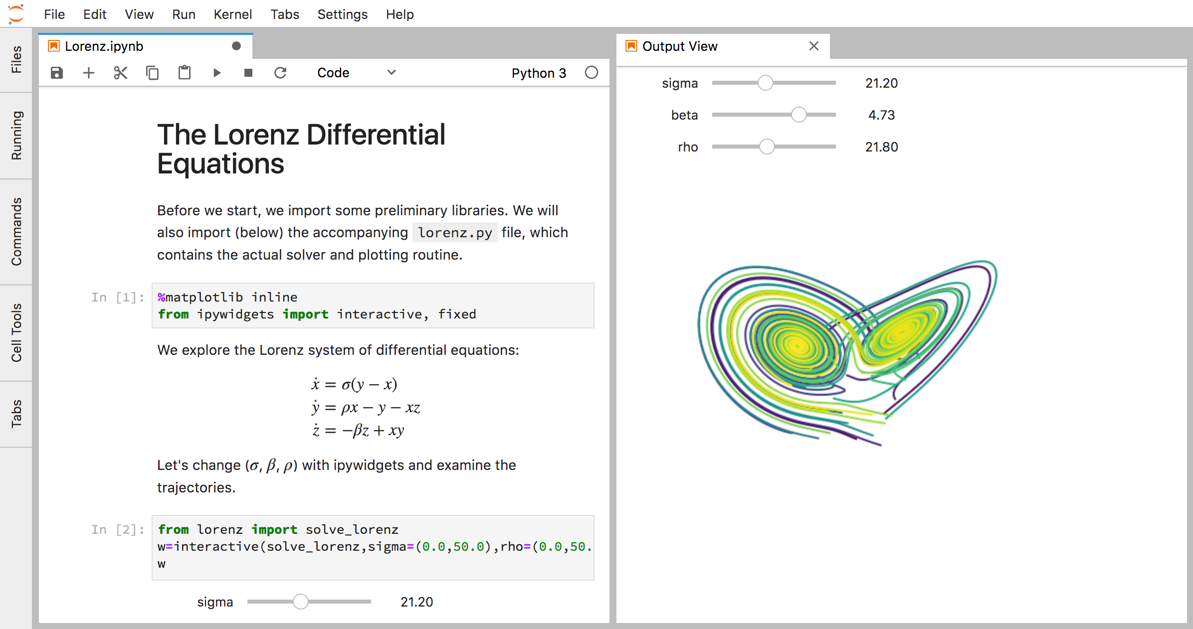 Jupyter notebooks